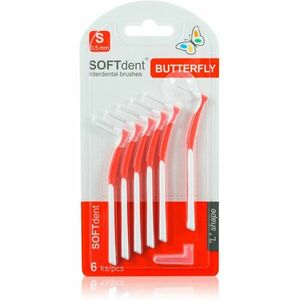 SOFTdent Butterfly S fogközi fogkefe 0, 5 mm 6 db kép