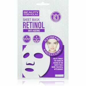Beauty Formulas Retinol arcmaszk a bőröregedés ellen 1 db kép