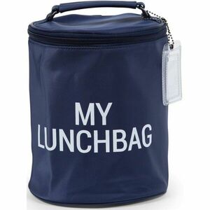 Childhome My Lunchbag Navy White hőszigetelő táska ételekhez 1 db kép