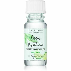 Oriflame Love Nature Organic Tea Tree & Lime tisztító olaj problémás és pattanásos bőrre 10 ml kép