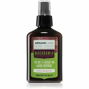 Arganicare Macadamia 10 In 1 Leave-In Hair Repair leöblítést nem igénylő ápolás száraz és sérült hajra 150 ml kép