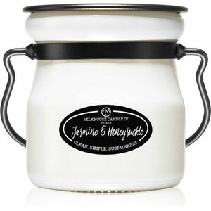 Milkhouse Candle Co. Creamery Jasmine & Honeysuckle illatgyertya Cream Jar 142 g kép
