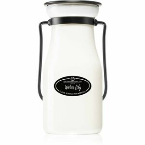 Milkhouse Candle Co. Creamery Water Lily illatgyertya Milkbottle 227 g kép