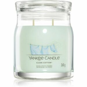 Yankee Candle Clean Cotton illatgyertya Signature 368 g kép