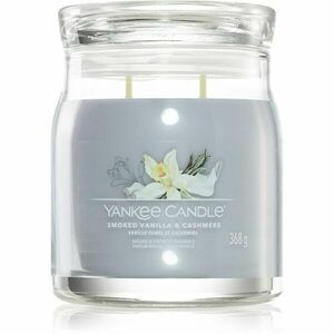 Yankee Candle Smoked Vanilla & Cashmere illatgyertya 368 g kép