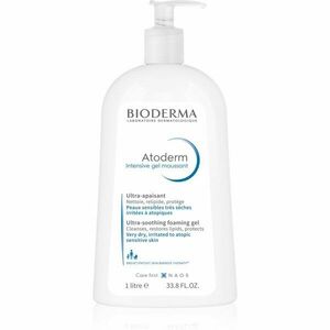 Bioderma Atoderm Intensive Gel Moussant tápláló habos gél nagyon száraz, érzékeny és atópiás bőrre 1000 ml kép