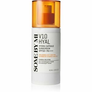 Some By Mi V10 Hyal Hydra Capsule Sunscreen védő arckrém érzékeny és intoleráns bőrre SPF 50+ 40 ml kép