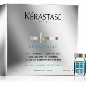 Kérastase Specifique Cure Apaisante Anti-Inconforts 4 hetes intenzív kúra az irritált fejbőrre 12 x 6 ml kép