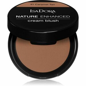 IsaDora Nature Enhanced Cream Blush arcpirosító kompakt ecsettel és tükörrel árnyalat 41 Caramel Tan 3 g kép