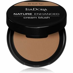 IsaDora Nature Enhanced Cream Blush arcpirosító kompakt ecsettel és tükörrel árnyalat 40 Soft Tan 3 g kép