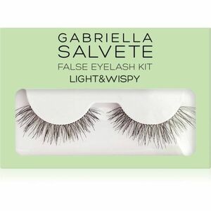 Gabriella Salvete False Eyelash Kit Light & Wispy műszempillák ragasztóval 1 db kép