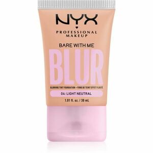 NYX Professional Makeup Bare With Me Blur Tint hidratáló alapozó árnyalat 04 Light Neutral 30 ml kép