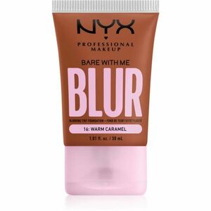 NYX Professional Makeup Bare With Me Blur Tint hidratáló alapozó árnyalat 16 Warm Caramel 30 ml kép