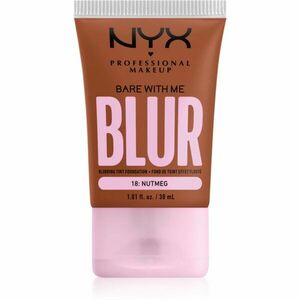 NYX Professional Makeup Bare With Me Blur Tint hidratáló alapozó árnyalat 18 Nutmeg 30 ml kép
