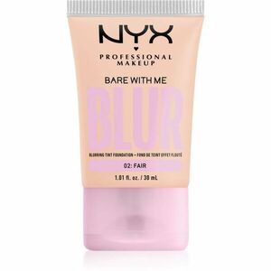NYX Professional Makeup Bare With Me Blur Tint hidratáló alapozó árnyalat 02 Fair 30 ml kép