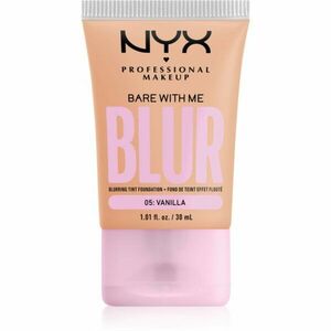NYX Professional Makeup Bare With Me Blur Tint hidratáló alapozó árnyalat 05 Vanilla 30 ml kép