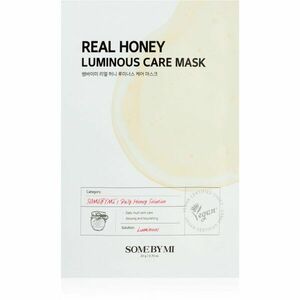 Some By Mi Daily Solution Honey Luminous Care fehérítő gézmaszk 20 g kép