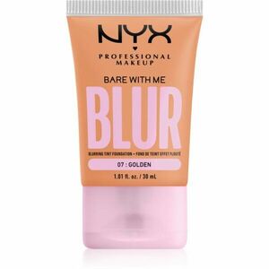 NYX Professional Makeup Bare With Me Blur Tint hidratáló alapozó árnyalat 07 Golden 30 ml kép