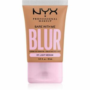 NYX Professional Makeup Bare With Me Blur Tint hidratáló alapozó árnyalat 09 Light Medium 30 ml kép
