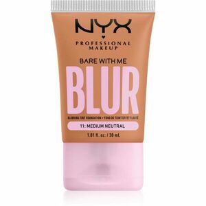 NYX Professional Makeup Bare With Me Blur Tint hidratáló alapozó árnyalat 11 Medium Neutral 30 ml kép