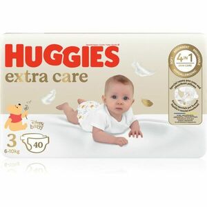 Huggies Extra Care Size 3 eldobható pelenkák 6-10 kg 40 db kép