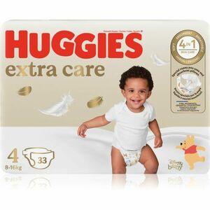 Huggies Extra Care Size 4 eldobható pelenkák 8-16 kg 33 db kép