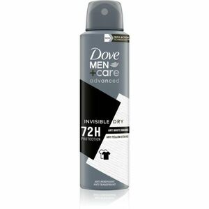 Dove Men+Care Antiperspirant izzadásgátló a fehér és sárga foltok ellen 72 óra Invisibile Dry 150 ml kép