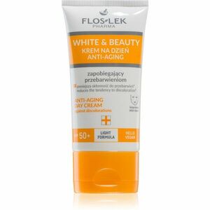 FlosLek Pharma White & Beauty nappali krém a pigmentfoltok ellen SPF 50+ 30 ml kép