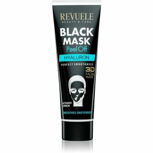 Revuele Black Mask Peel Off Hyaluron tisztító lehúzható maszk aktív szénnel 80 ml kép