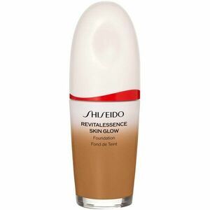 Shiseido Revitalessence Skin Glow Foundation könnyű alapozó világosító hatással SPF 30 árnyalat Bronze 30 ml kép