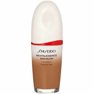Shiseido Revitalessence Skin Glow Foundation könnyű alapozó világosító hatással SPF 30 árnyalat Cedar 30 ml kép