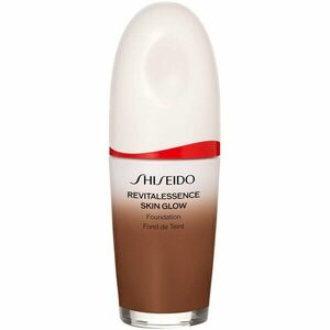 Shiseido Revitalessence Skin Glow Foundation könnyű alapozó világosító hatással SPF 30 árnyalat Henna 30 ml kép