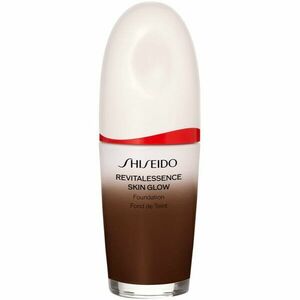 Shiseido Revitalessence Skin Glow Foundation könnyű alapozó világosító hatással SPF 30 árnyalat Obsidian 30 ml kép
