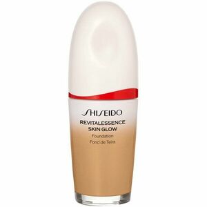 Shiseido Revitalessence Skin Glow Foundation könnyű alapozó világosító hatással SPF 30 árnyalat Maple 30 ml kép