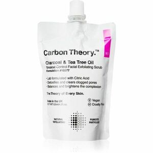 Carbon Theory Charcoal & Tea Tree Oil arctisztító peeling problémás és pattanásos bőrre 125 ml kép