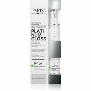 Apis Natural Cosmetics Platinum Gloss revitalizáló szemkrém a duzzanatokra és a sötét karikákra 10 ml kép