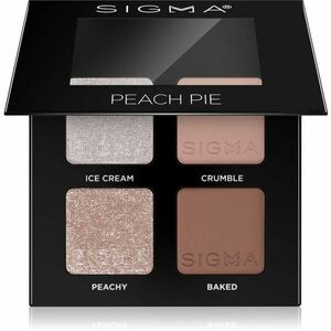 Sigma Beauty Quad szemhéjfesték paletta árnyalat Peach Pie 4 g kép