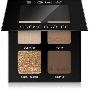 Sigma Beauty Quad szemhéjfesték paletta árnyalat Crème Brûlée 4 g kép