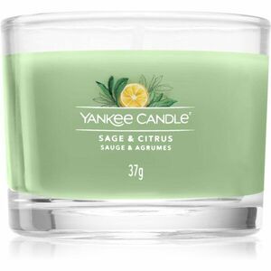 Yankee Candle Sage & Citrus viaszos gyertya Signature 37 g kép