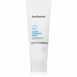 Real Barrier Barrier Solution Cleansing krémes tisztító hab az érzékeny száraz bőrre 120 ml kép