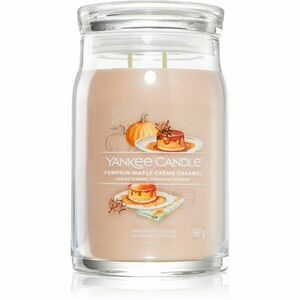 Yankee Candle Pumpkin Maple Crème Caramel illatgyertya 567 g kép