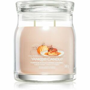 Yankee Candle Pumpkin Maple Crème Caramel illatgyertya Signature 368 g kép