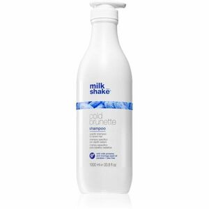 Milk Shake Cold Brunette Shampoo sampon a sárga tónusok neutralizálására a barna árnyalatú hajra 1000 ml kép