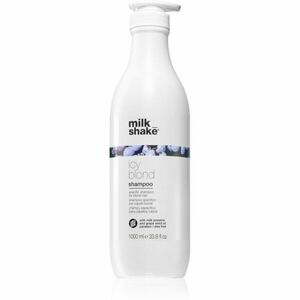 Milk Shake Icy Blond Shampoo sampon a sárga tónusok neutralizálására szőke hajra 1000 ml kép
