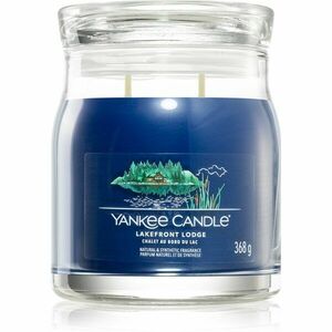 Yankee Candle Lakefront Lodge illatgyertya Signature 368 g kép