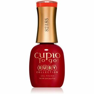 Cupio To Go! Ruby gél körömlakk UV / LED-es lámpákhoz árnyalat Flame Scarlet 15 ml kép