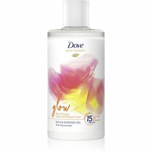 Dove Bath Therapy Glow tusoló- és fürdőgél Blood Orange & Rhubarb 400 ml kép