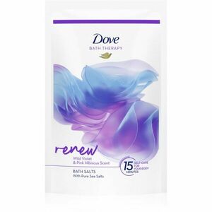 Dove Bath Therapy Renew fürdősó Wild Violet & Pink Hibiscus 400 g kép