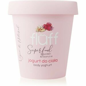 Fluff Raspberries & Almonds test jogurt Rice Protein & Coconut Oil 180 ml kép