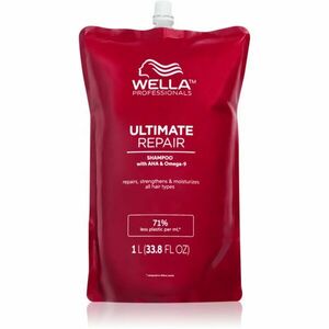 Wella Professionals Ultimate Repair Shampoo hajerősítő sampon a sérült hajra náhradní náplň 1000 ml kép